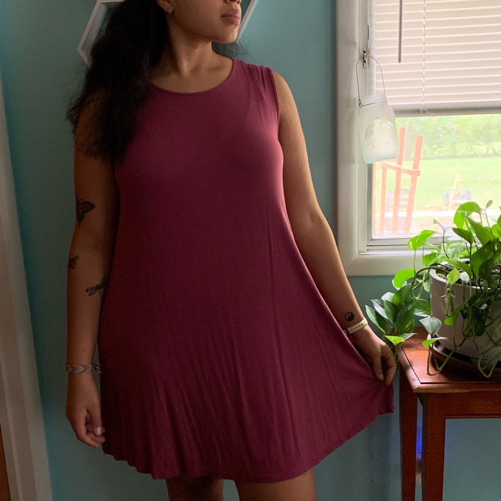 Plain Red Dress
